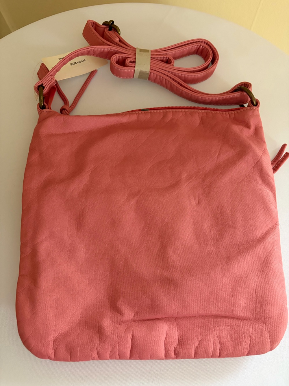 Scarleton Pink Crochet Front Crossbody Bag - Picture 2 of 3